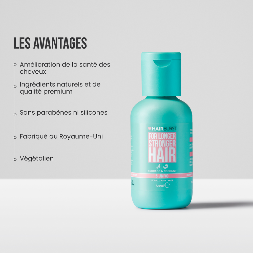 Mini Shampoing pour des cheveux plus longs et plus forts