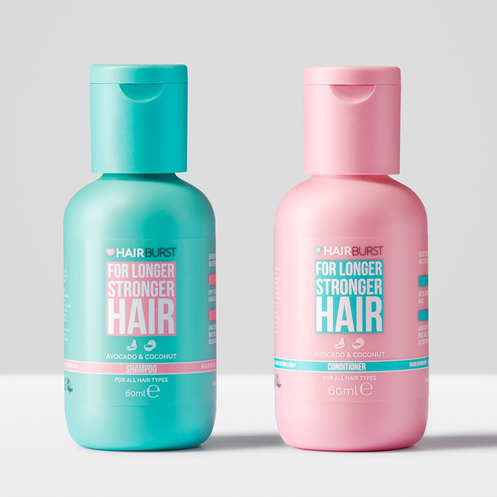 Mini Shampoing et Après-Shampoing pour des cheveux plus longs et plus forts