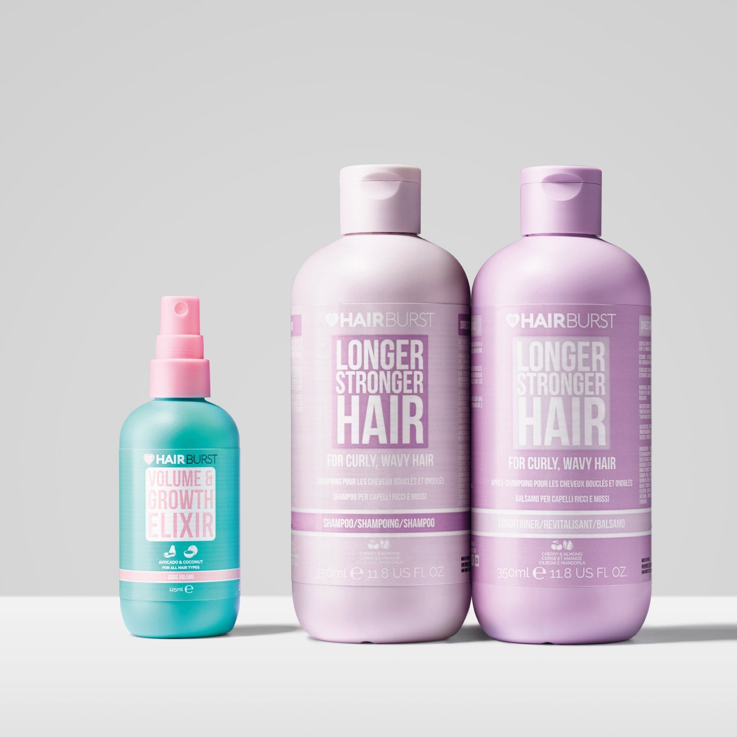 Trio cheveux plus longs et plus forts