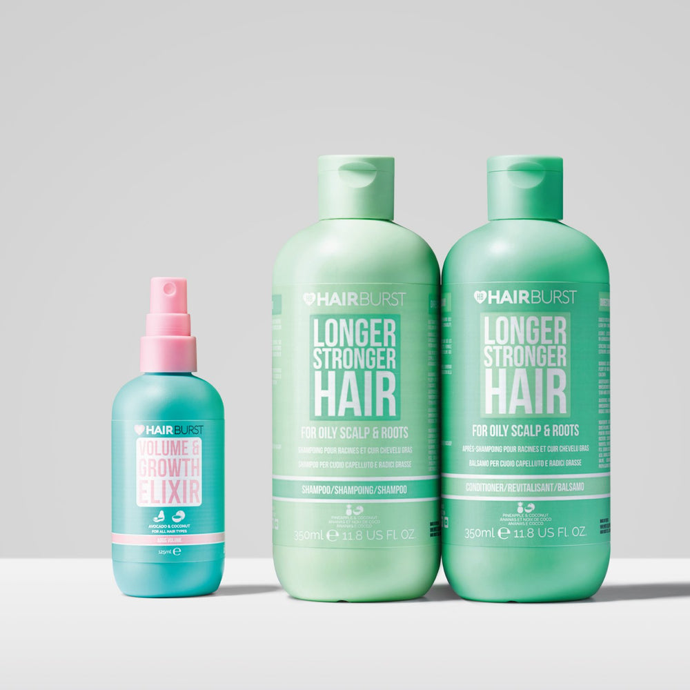 Trio cheveux plus longs et plus forts